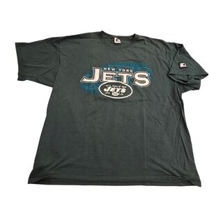 Vintage New York Jets Starter‎ Green T-Shirt Size 2XL Made in USA 100% Cotton